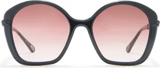 55mm Gradient Square Sunglasses
