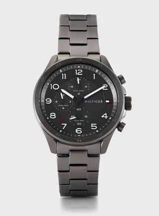 Chronograph Leather Watch