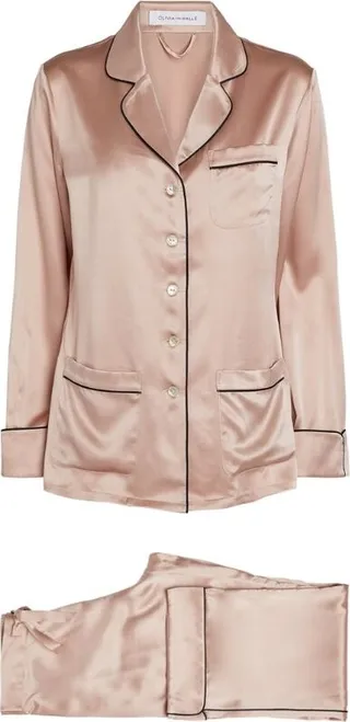 Olivia Von Halle Silk Coco Pyjama Set
