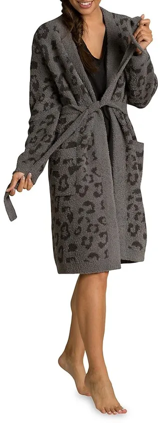 Cozychic Leopard Robe