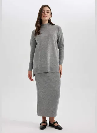 Woman Tricot Tricot Skirt