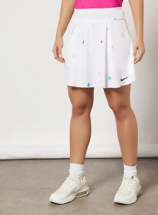 Club Skirt Long Printed Golf Skirt