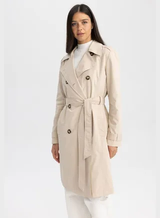 Button Detail Coat