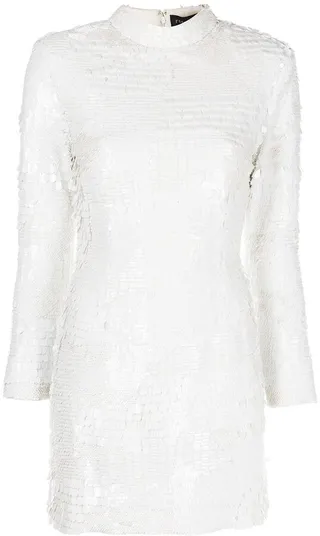 April sequin-embellished mini dress