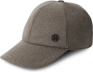 Tiger logo-plaque baseball cap