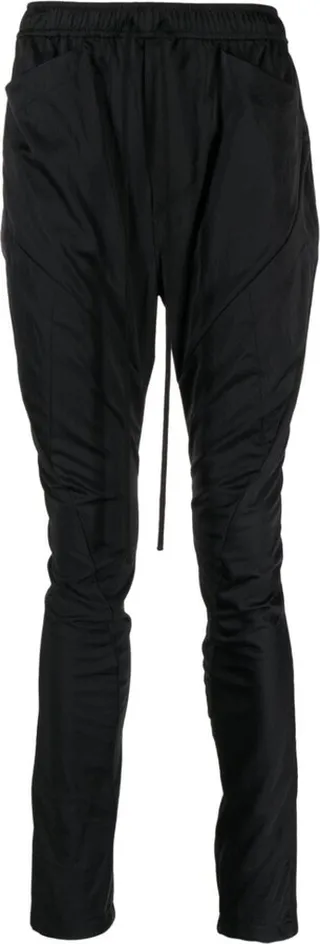 Drawstring-Waist Tapered Legs
