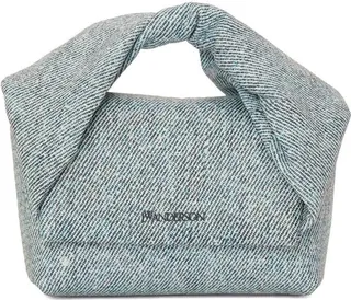 Twister leather mini bag