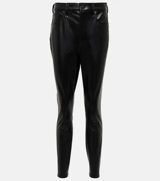 Maera high-rise skinny faux leather pants