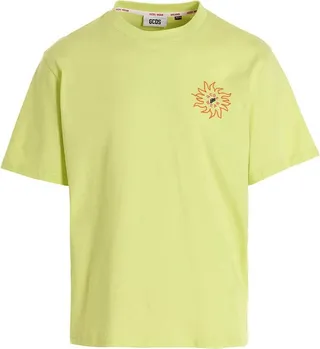 GCDS Surfing Weirdo Printed Crewneck T-Shirt