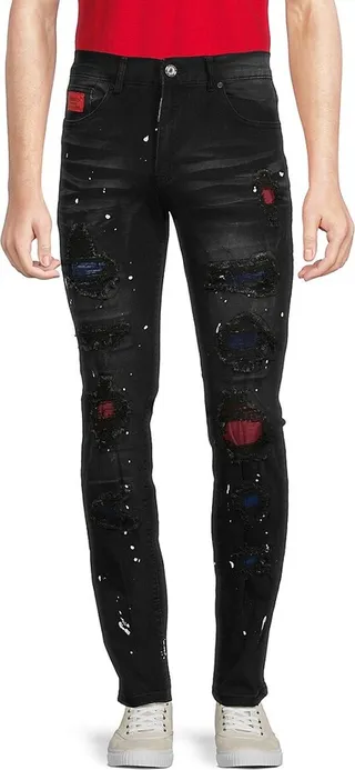 Morningside Distressed Whiskered Jeans
