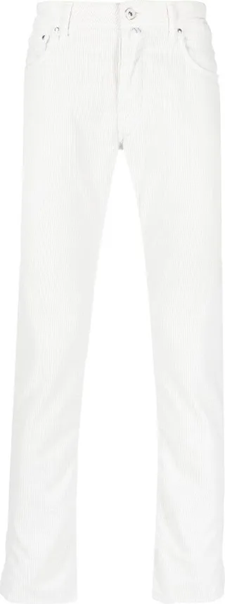 Corduroy Straight-Leg Trousers
