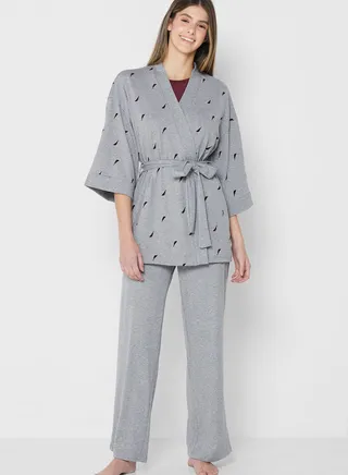 3 Piece Knitted Pyjama Set