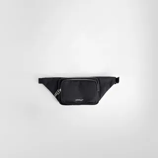 Off-White Man Black Fanny Packs