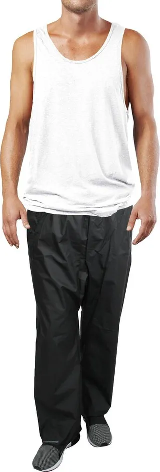 Mens Rain Gear Pul On Track Pants