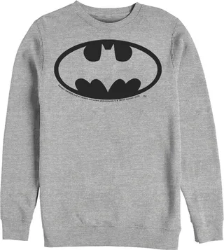 Men's Batman Dark Night Logo Sweatshirt - Athletic Heather - Large