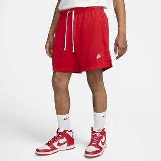 Nike Men's Club Mesh Flow Shorts in Red