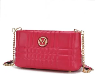 MKF Collection by Mia K Giada Vegan Leather Women’s Shoulder Bag - Pink