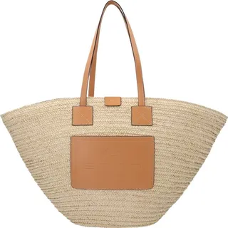 Etro Logo Patch Woven Tote Bag