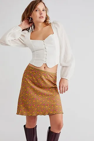 IRL Mini Skirt by Free People