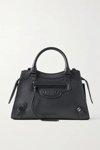 Balenciaga - Neo Classic City Textured-leather Tote - Black