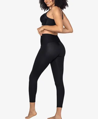 Leonisa Women's Sculpting Shaper Legging with Butt-Lifting Inner Shorts