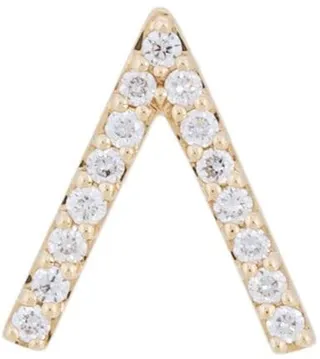 18kt gold ALINKA ID diamond stud earring