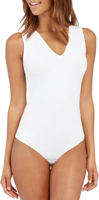 Suit Yourself V-Neck Tank Bodysuit
