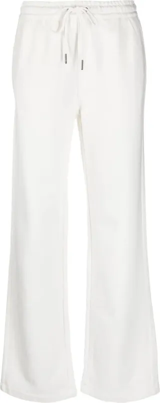 Logo-Embroidered Organic-Cotton Track Pants