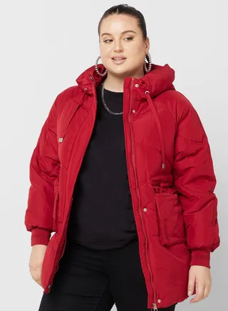 Puffer Jacket With Zipper