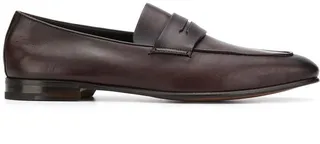 Slim Almond-Toe Loafers