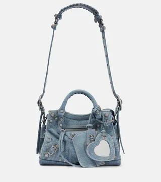 Neo Cagole XS denim shoulder bag