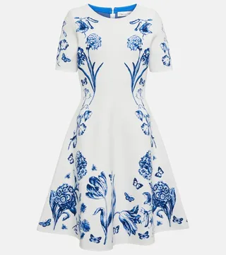 Floral A-line minidress