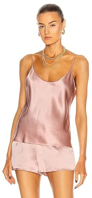La Perla Silk Camisole Top in Pink