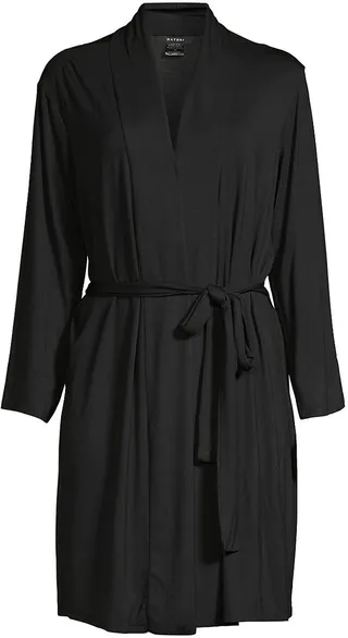 Long-Sleeve Wrap Robe