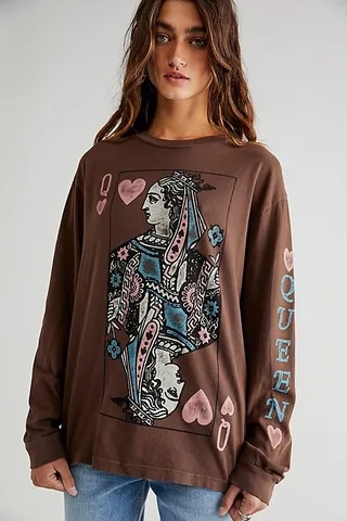 Queen Of Hearts Long Sleeve by Free People