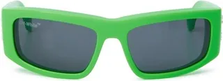 Off-White Rectangular Frame Sunglasses