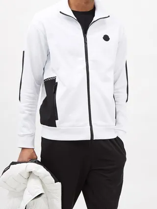 Zipped Jersey Track Jacket