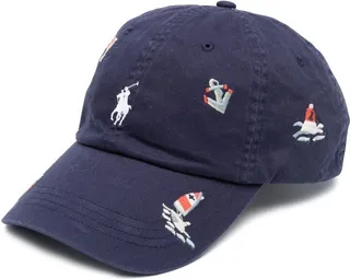 Nautical-Embroidered Twill baseball cap