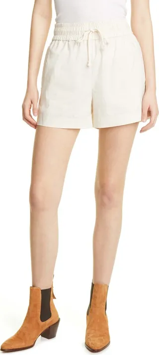 Drawstring Cotton Lounge Shorts