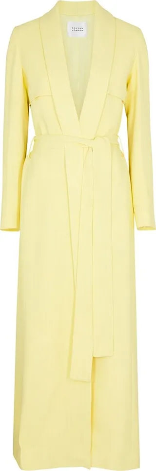 Galvan Boyfriend Jersey Trench Coat