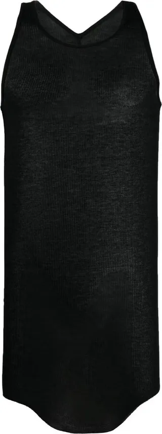 V-neck jersey tank top