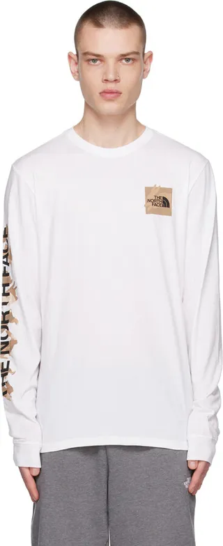 The North Face White Lunar New Year Long Sleeve T-Shirt