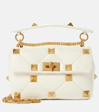 Roman Stud Medium leather shoulder bag