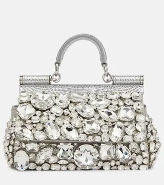 x Kim Sicily Small embellished shoulder bag