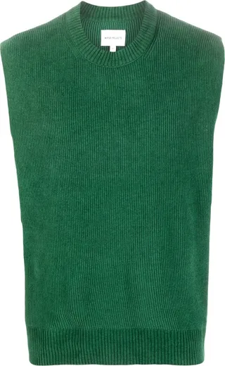 Manfred chenille-texture vest