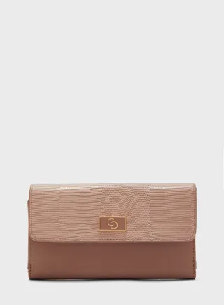 Bi-Fold Flap Detail Purse