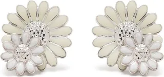 sterling silver Layered Daisy earrings