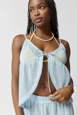 Out From Under Desi Mesh Flyaway Cami