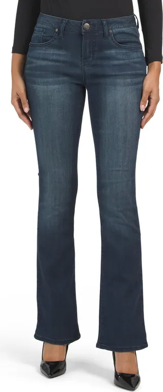 Silky Slim Bootcut Jeans