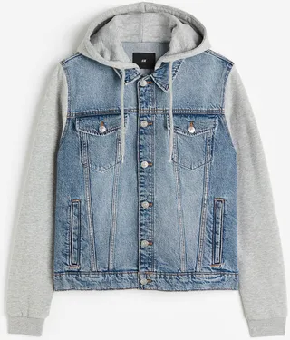 Hooded Denim Jacket